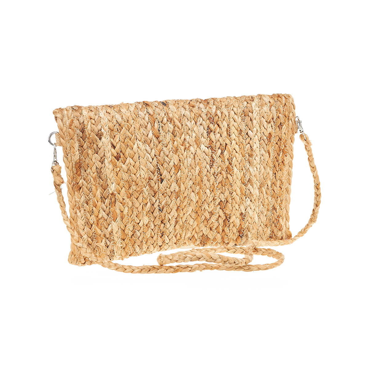 Verde Γυναικείο Αμπιγέ Τσαντάκι 01-1793 Γιούτα Εκρού