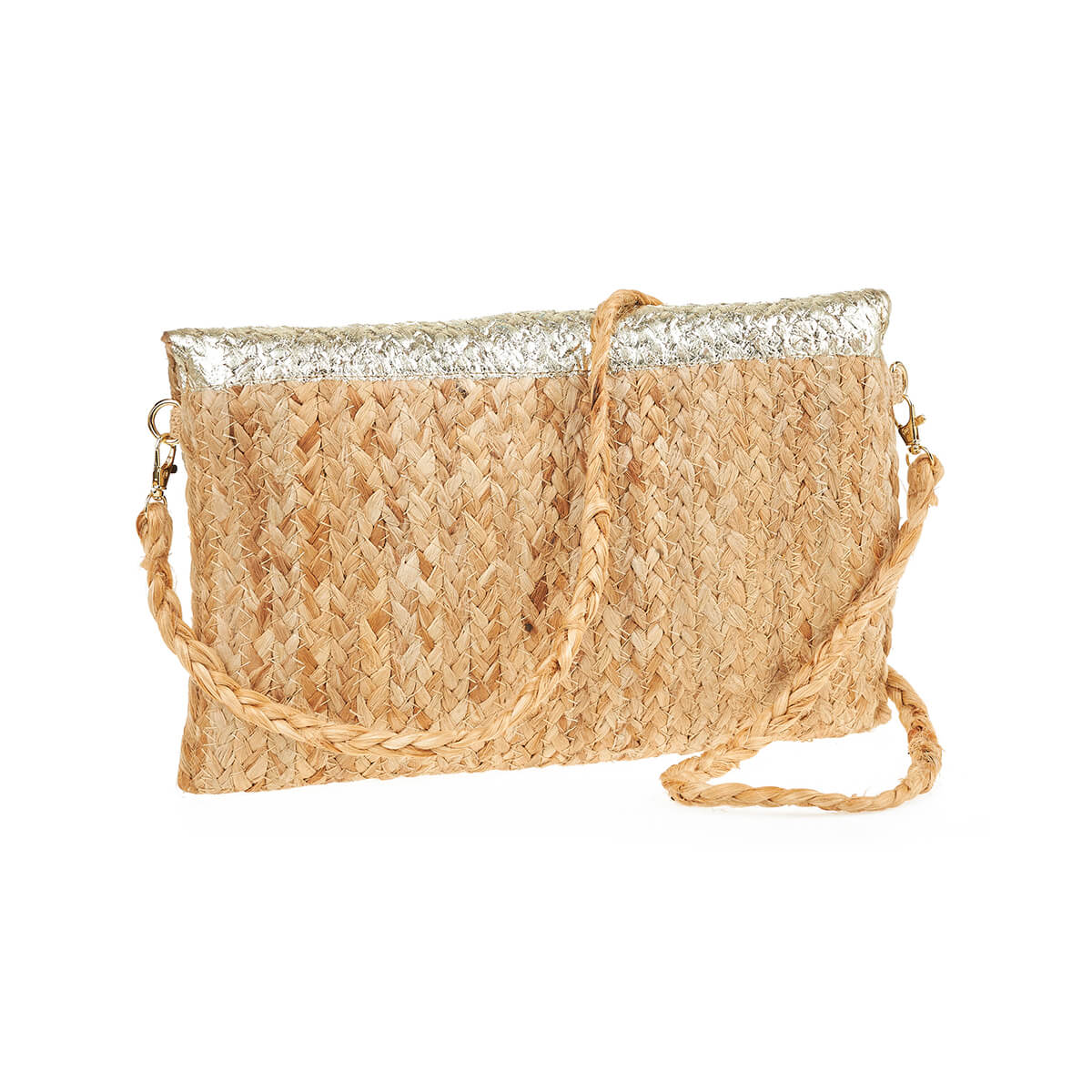 Verde Γυναικείο Αμπιγέ Τσαντάκι 01-1795 Γιούτα Μπεζ