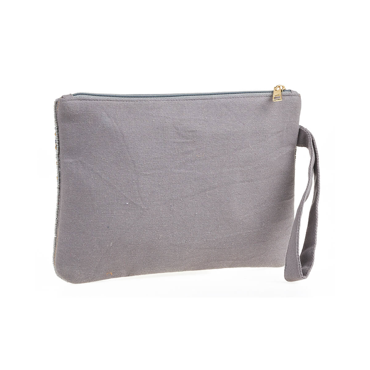 Verde Γυναικείο Αμπιγέ Τσαντάκι 01-1797 Γιούτα Γκρι