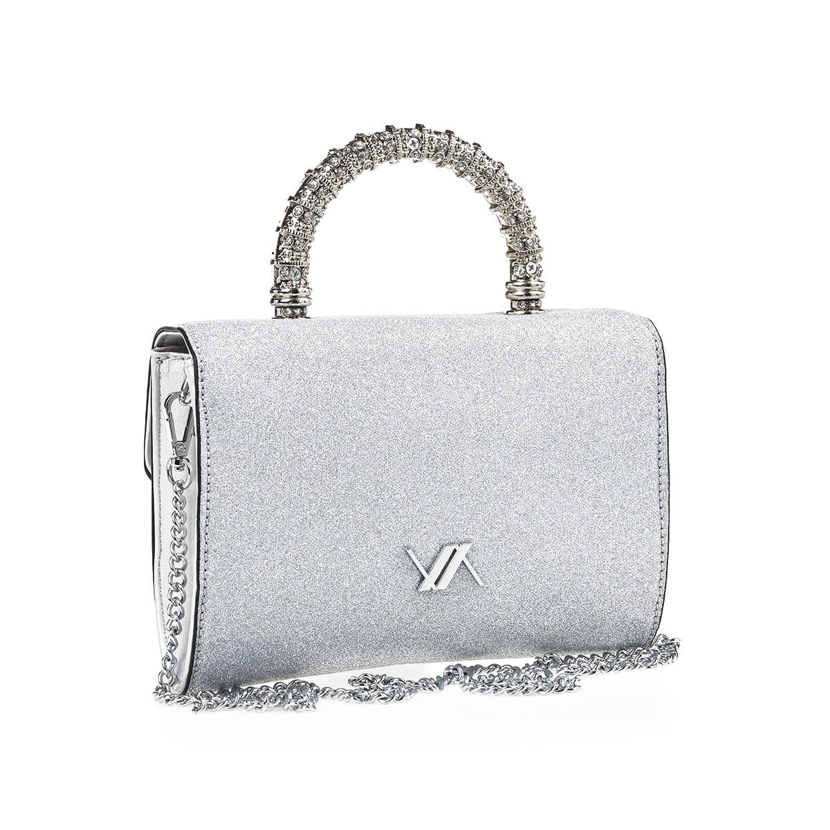 Verde Γυναικείο Αμπιγέ Τσαντάκι 01-1799 Ασημί