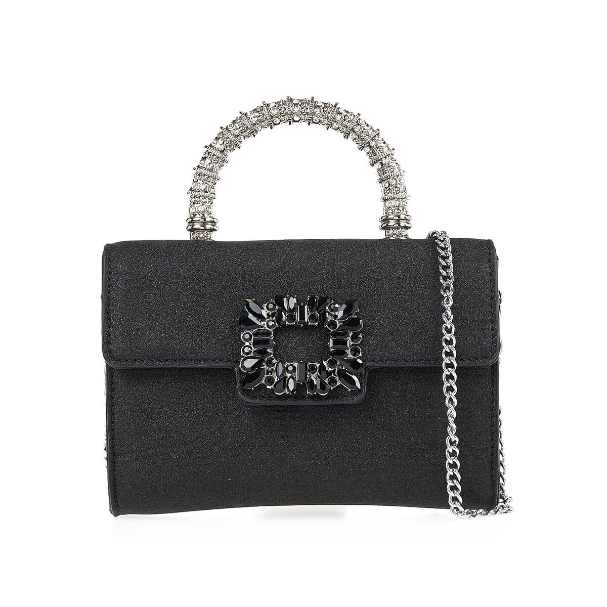 Verde Γυναικείο Αμπιγέ Τσαντάκι 01-1799 Μαύρο