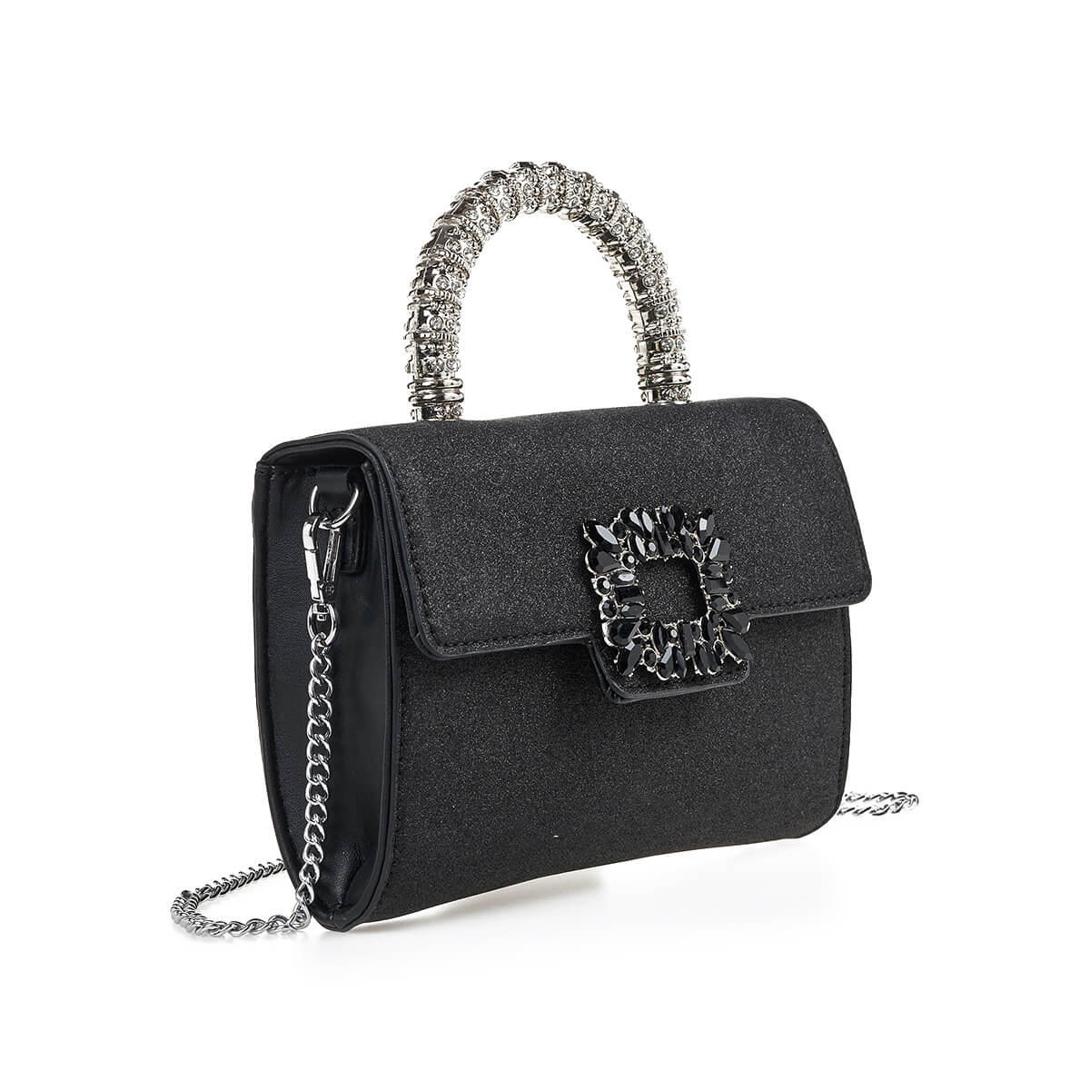 Verde Γυναικείο Αμπιγέ Τσαντάκι 01-1799 Μαύρο