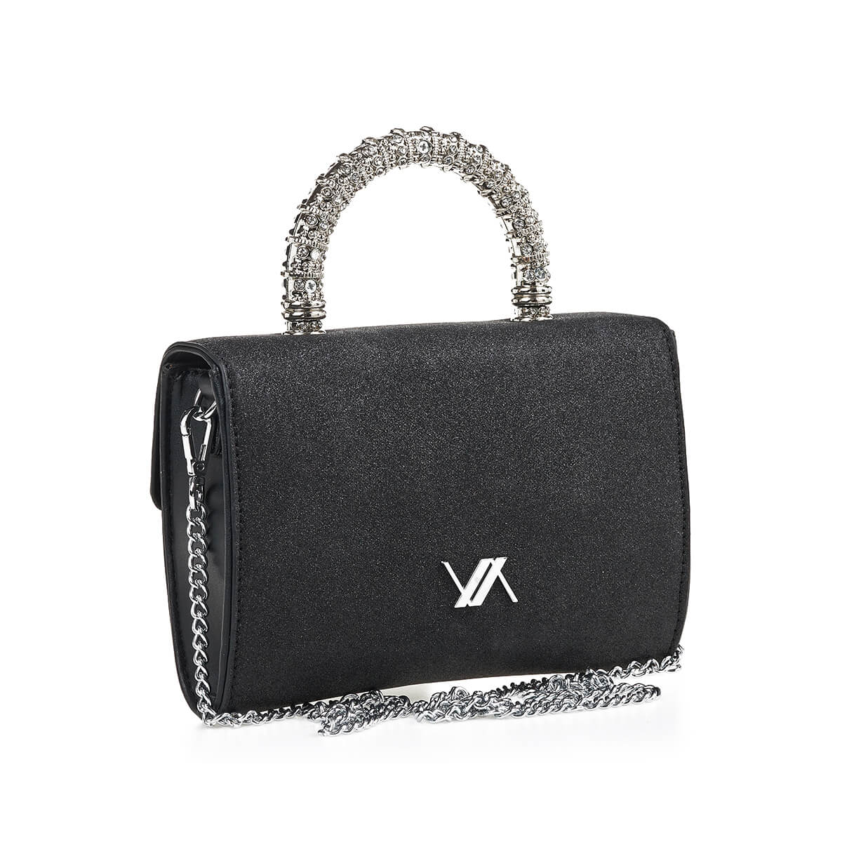 Verde Γυναικείο Αμπιγέ Τσαντάκι 01-1799 Μαύρο