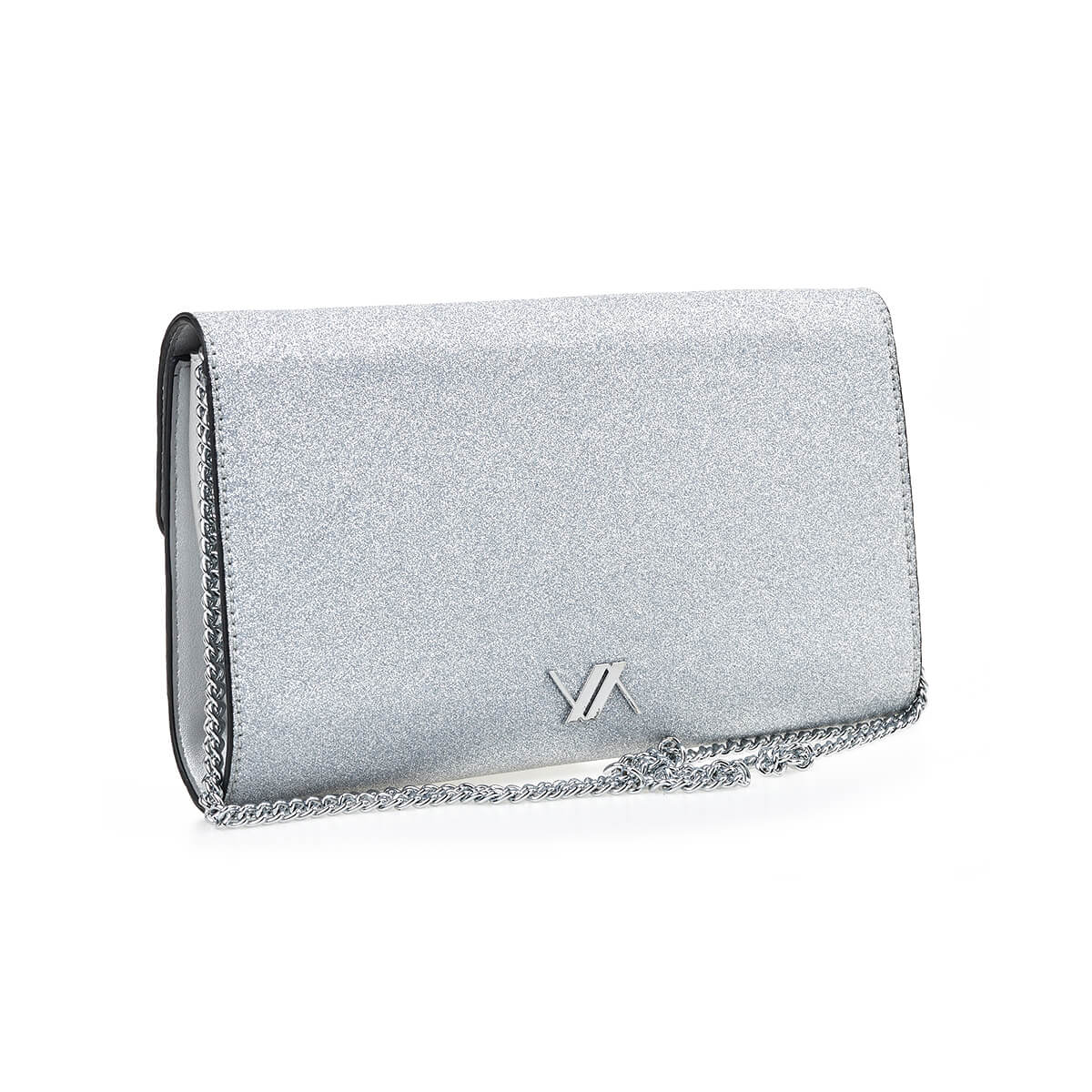 Verde Γυναικείο Αμπιγέ Τσαντάκι 01-1800 Ασημί