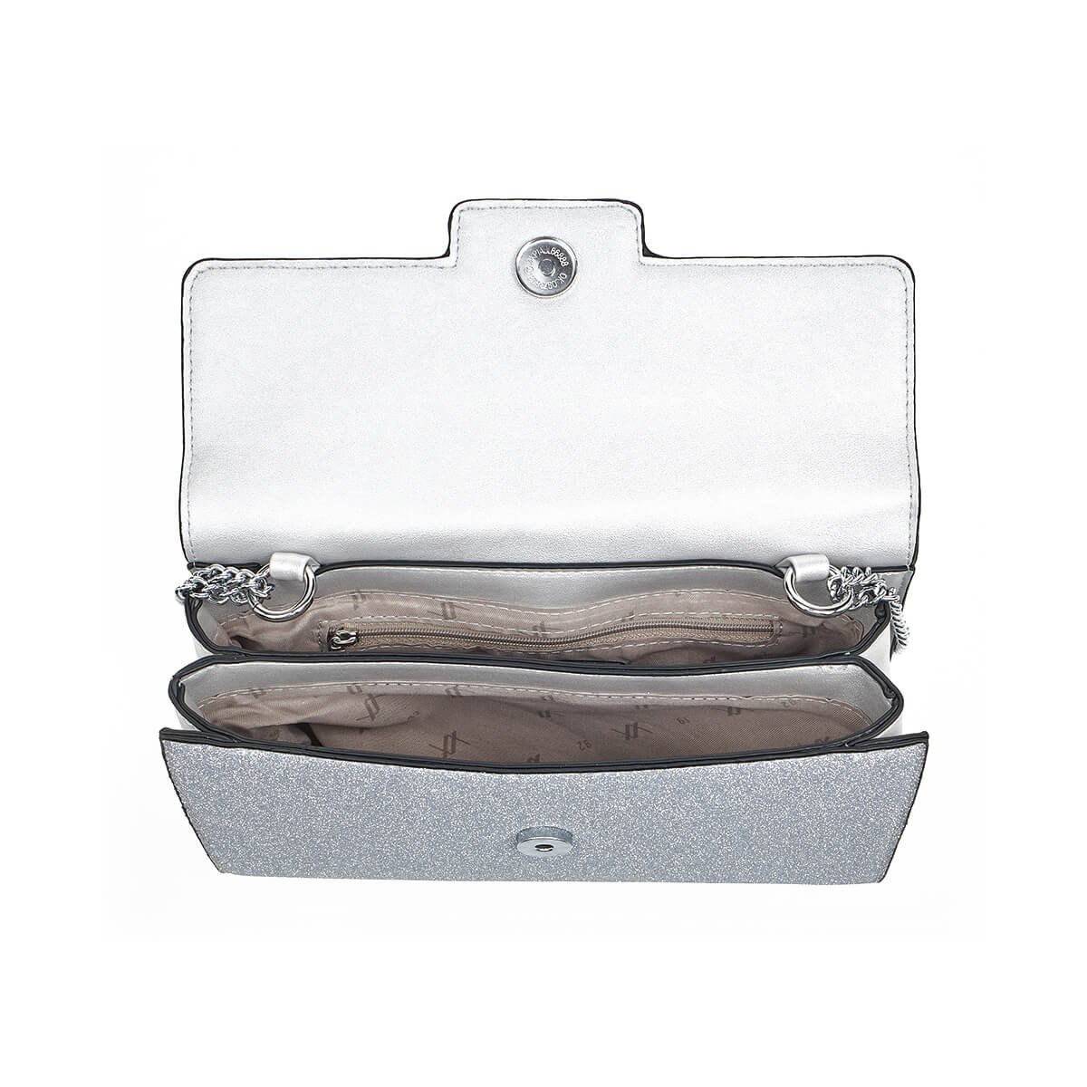 Verde Γυναικείο Αμπιγέ Τσαντάκι 01-1800 Ασημί