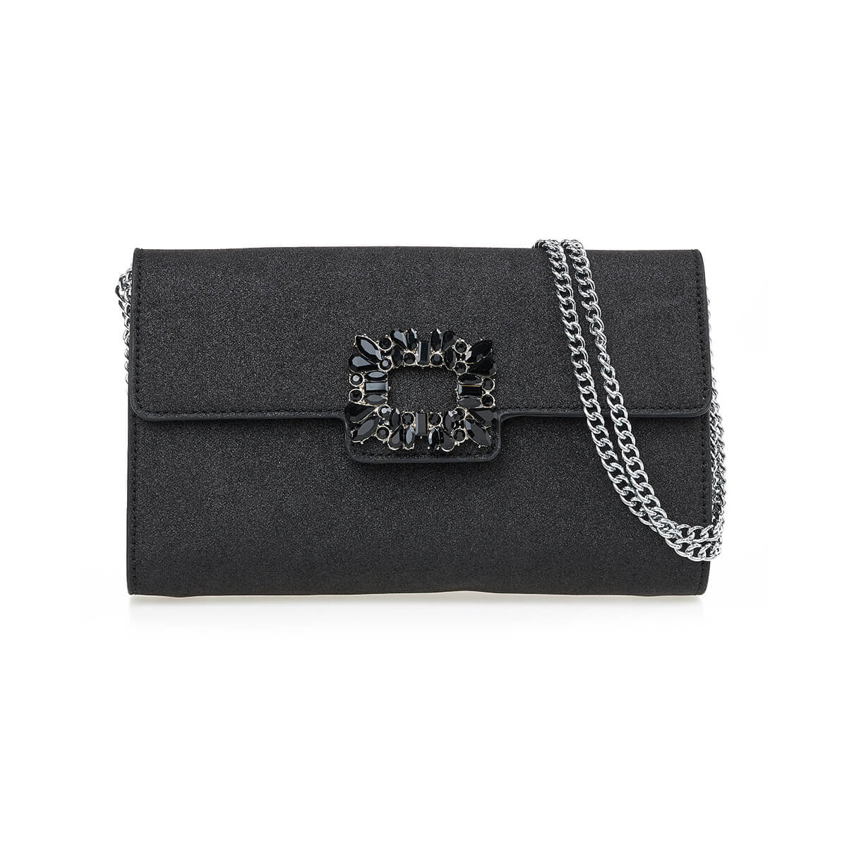 Verde Γυναικείο Αμπιγέ Τσαντάκι 01-1800 Μαύρο