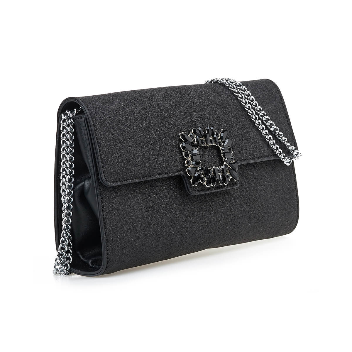 Verde Γυναικείο Αμπιγέ Τσαντάκι 01-1800 Μαύρο