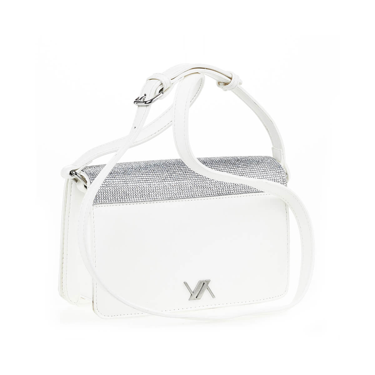 Verde Γυναικείο Αμπιγέ Τσαντάκι 01-1801 Ασημί