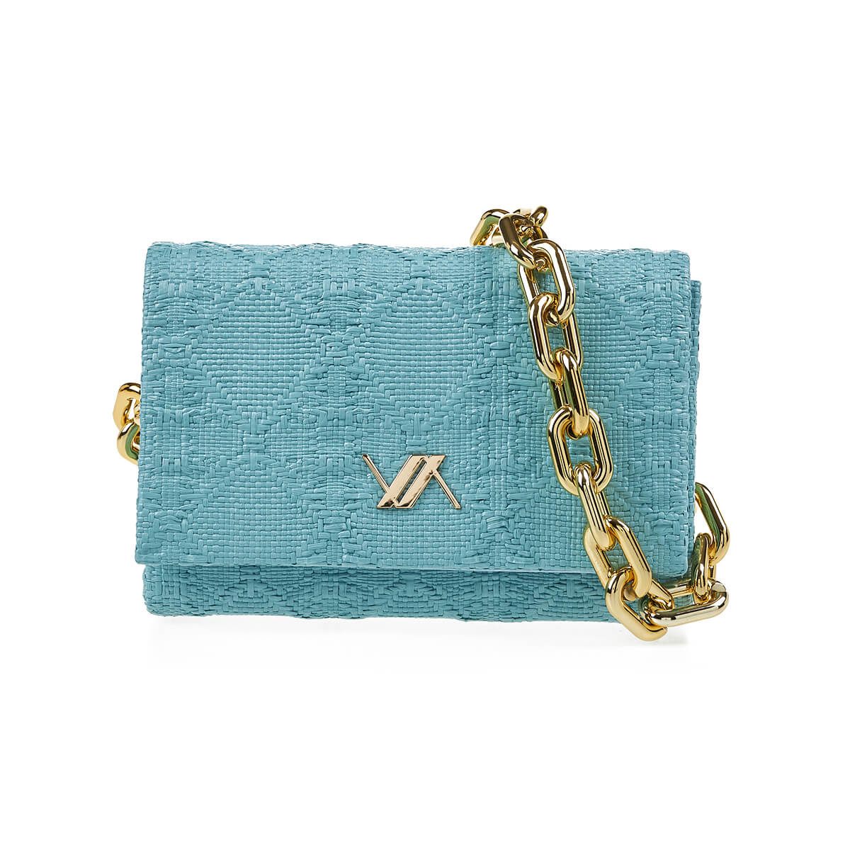 Verde Γυναικείο Αμπιγέ Τσαντάκι 01-1810 Τιρκουάζ