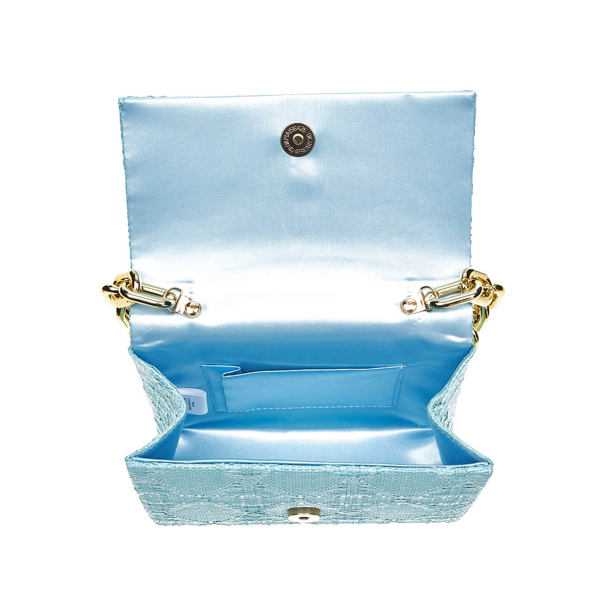 Verde Γυναικείο Αμπιγέ Τσαντάκι 01-1810 Τιρκουάζ