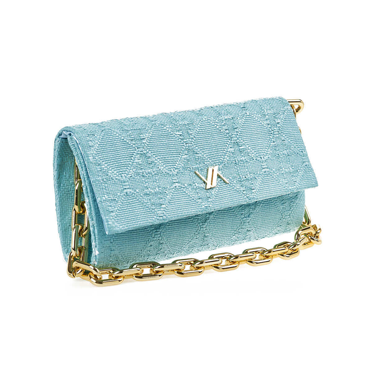 Verde Γυναικείο Αμπιγέ Τσαντάκι 01-1811 Τιρκουάζ