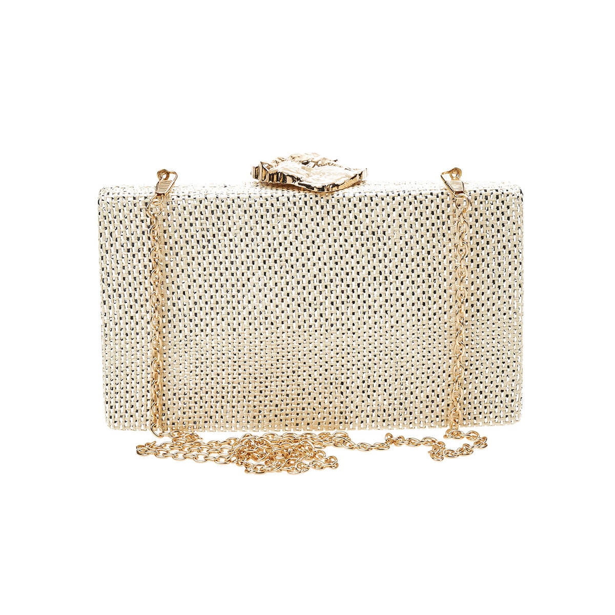 Verde Γυναικείο Αμπιγέ Τσαντάκι 01-1812 Εκρού