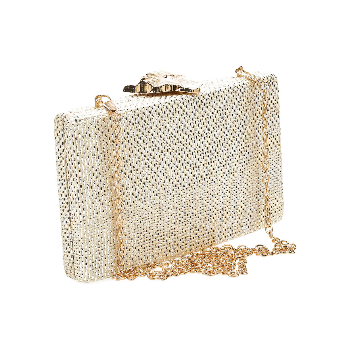 Verde Γυναικείο Αμπιγέ Τσαντάκι 01-1812 Εκρού