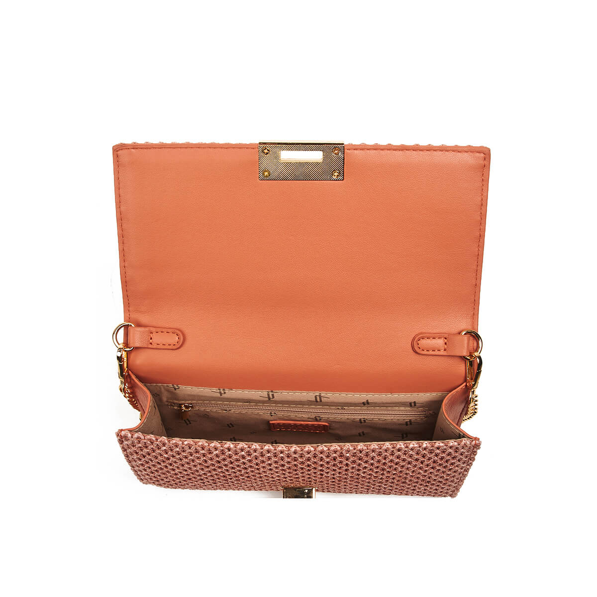 Verde Γυναικείο Αμπιγέ Τσαντάκι 01-1816 Ψάθινο Ροζ