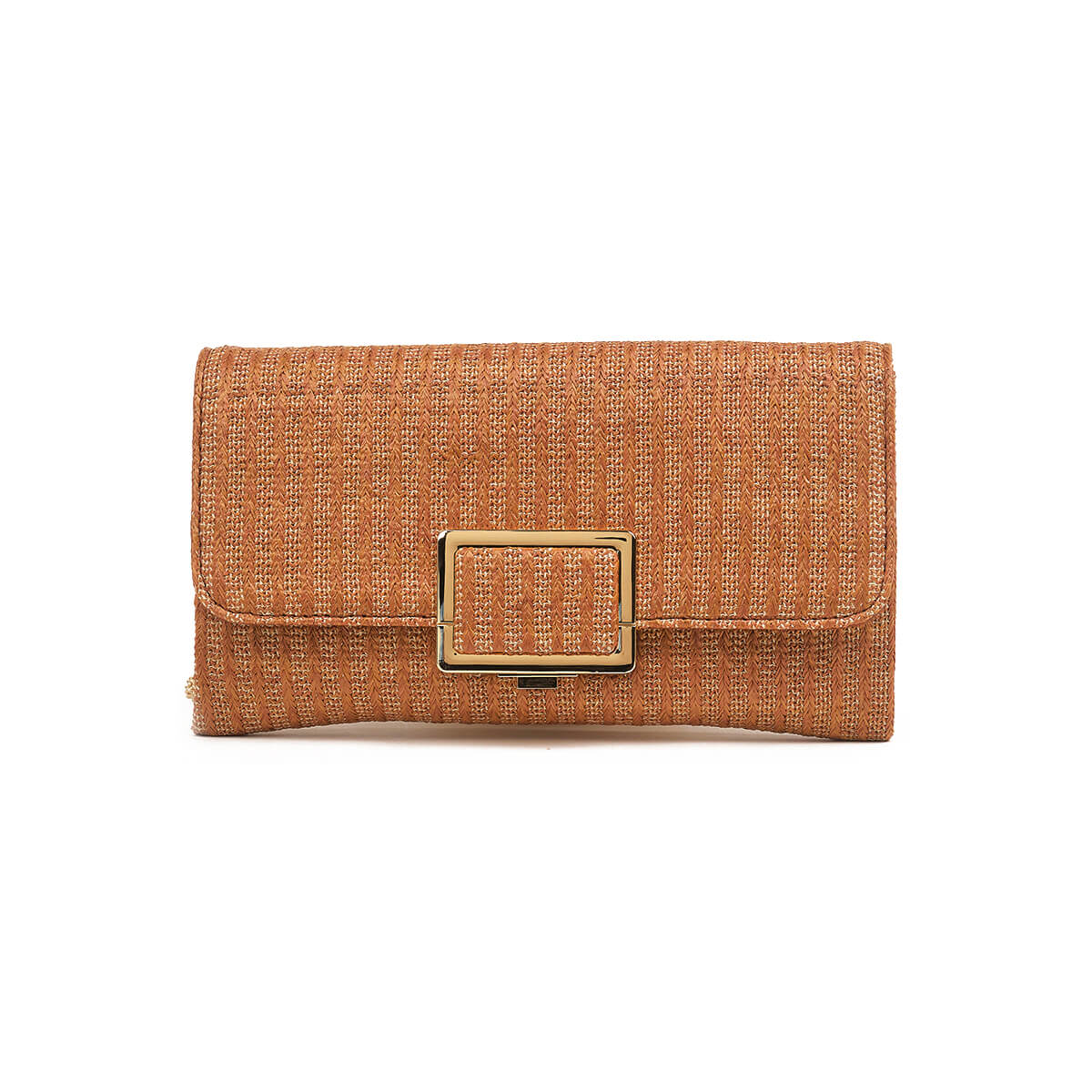 Verde Γυναικείο Αμπιγέ Τσαντάκι 01-1820 Ψάθινο Καμηλό