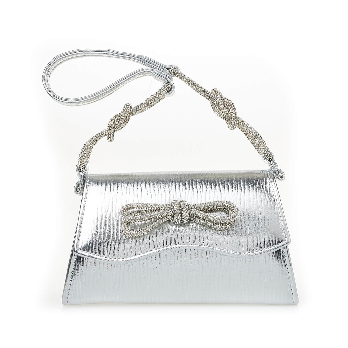 Verde Γυναικείο Αμπιγέ Τσαντάκι 01-1827 Ασημί