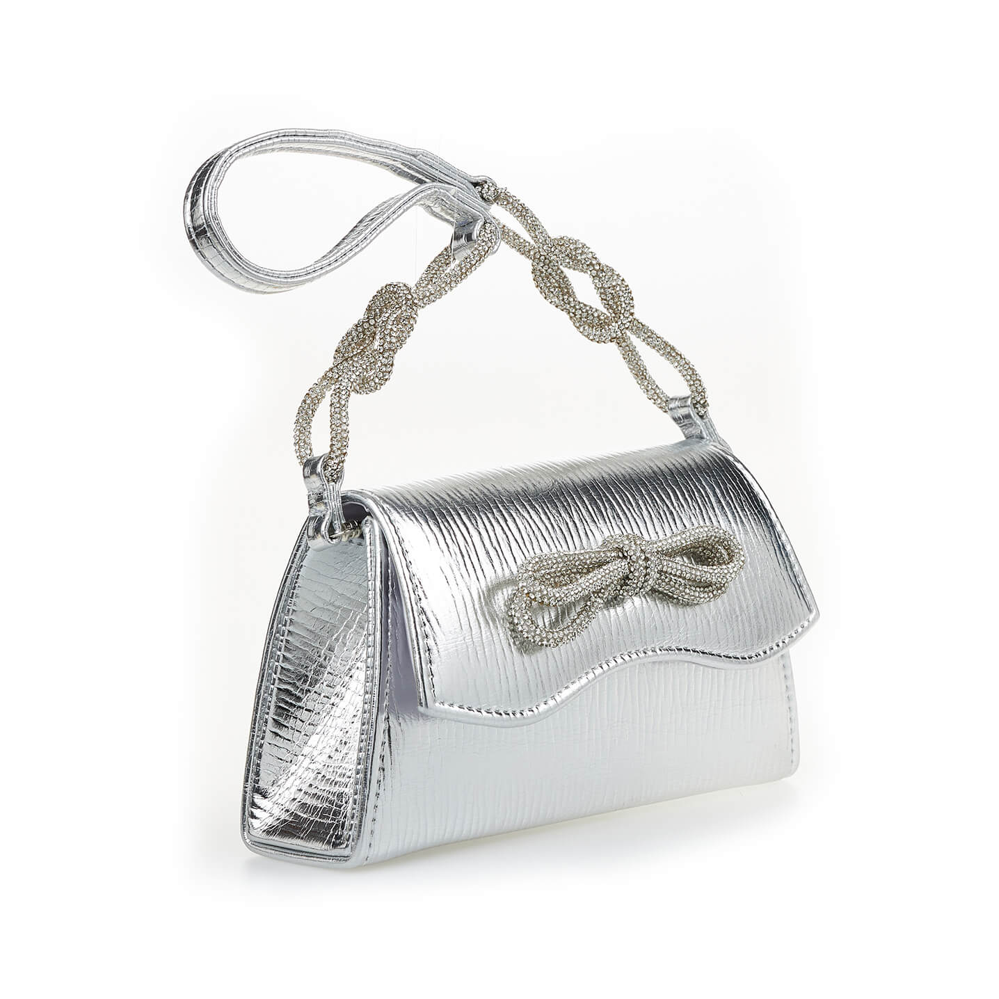 Verde Γυναικείο Αμπιγέ Τσαντάκι 01-1827 Ασημί Verde Γυναικείο Αμπιγέ Τσαντάκι 01-1827 Ασημί