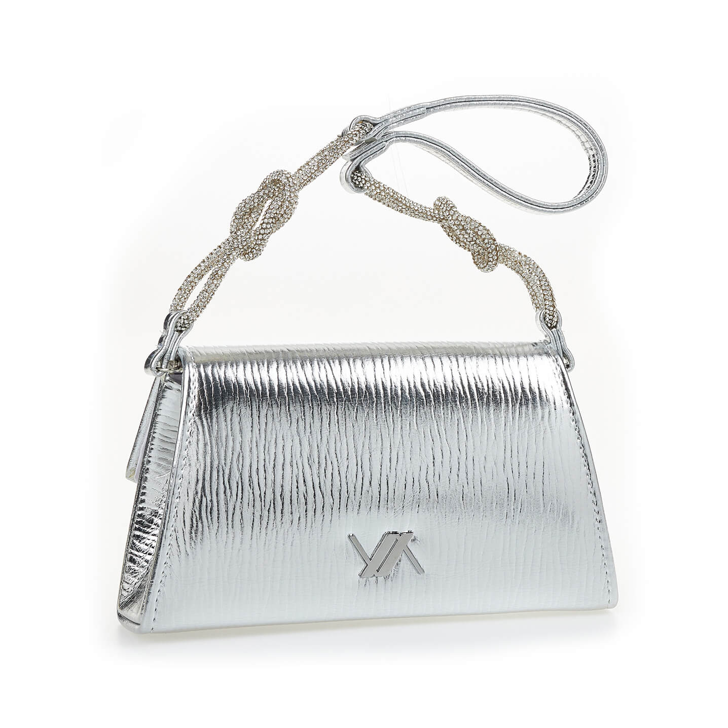 Verde Γυναικείο Αμπιγέ Τσαντάκι 01-1827 Ασημί Verde Γυναικείο Αμπιγέ Τσαντάκι 01-1827 Ασημί