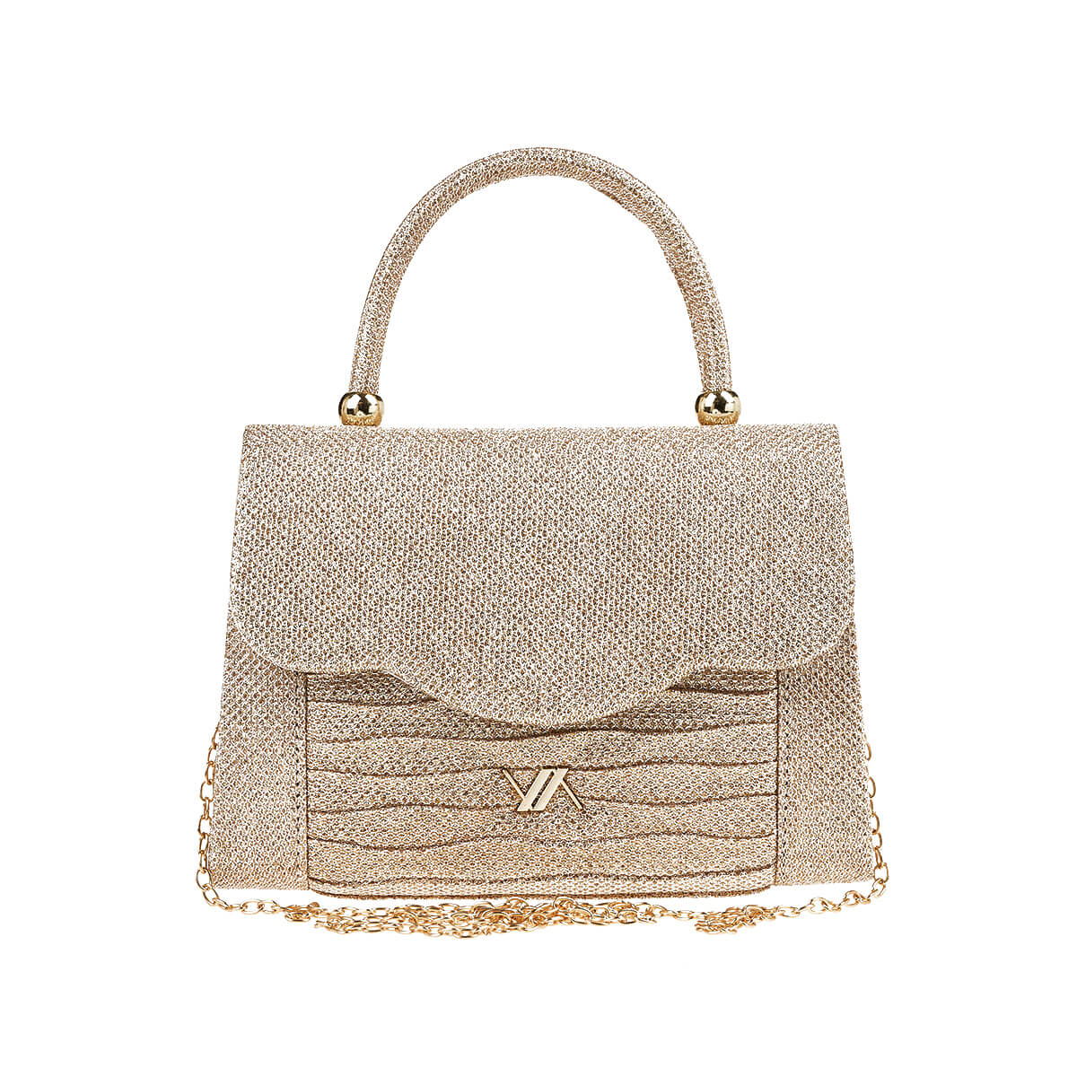 Verde Γυναικείο Αμπιγέ Τσαντάκι 01-1840 Χρυσό