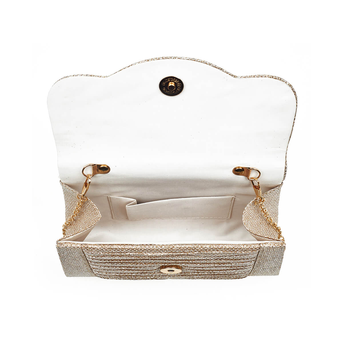 Verde Γυναικείο Αμπιγέ Τσαντάκι 01-1840 Χρυσό