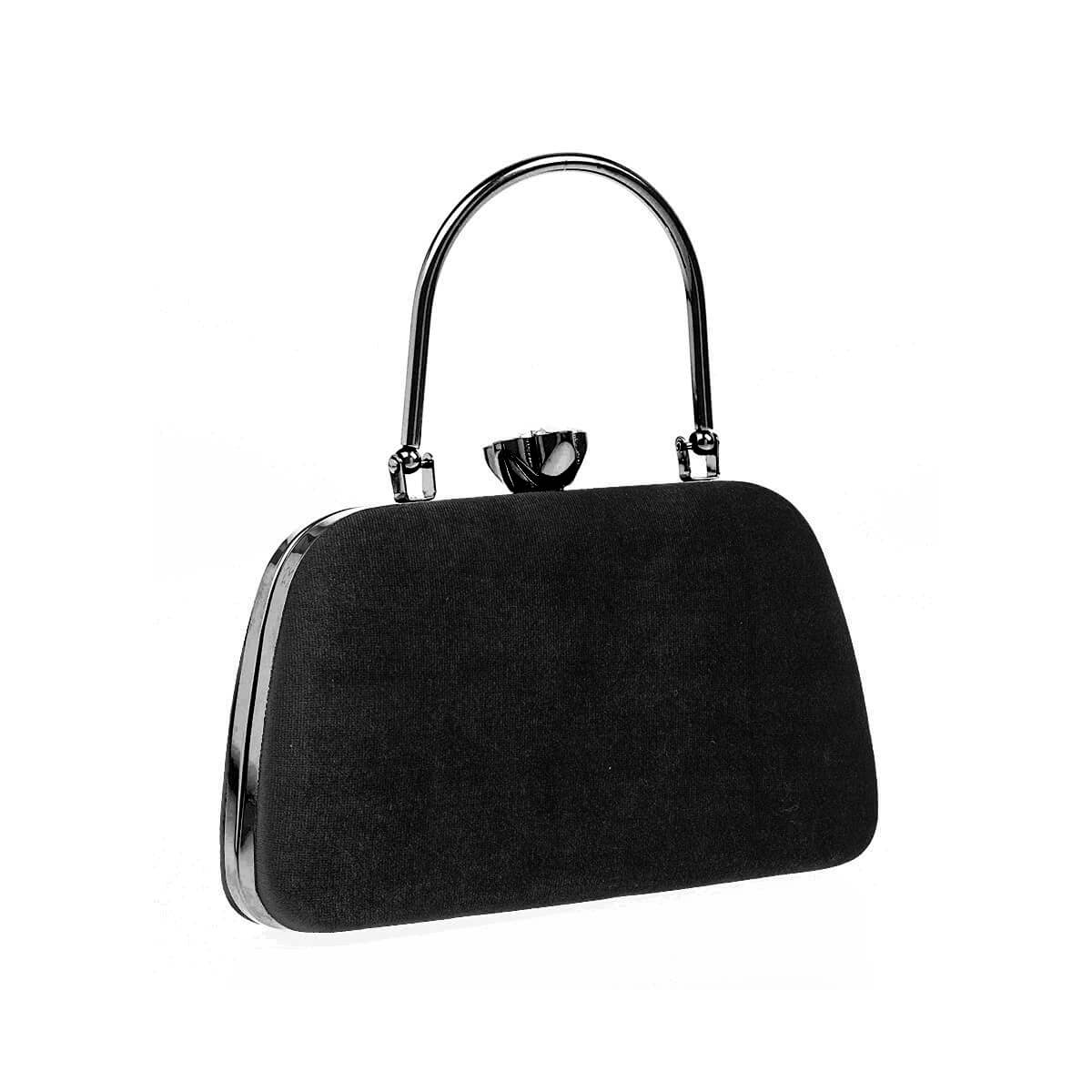 VERDE ΓΥΝΑΙΚΕΙΟ ΑΜΠΙΓΙΕ ΤΣΑΝΤΑΚΙ 01-1864 ΒΕΛΟΥΔΟ ΜΑΥΡΟ