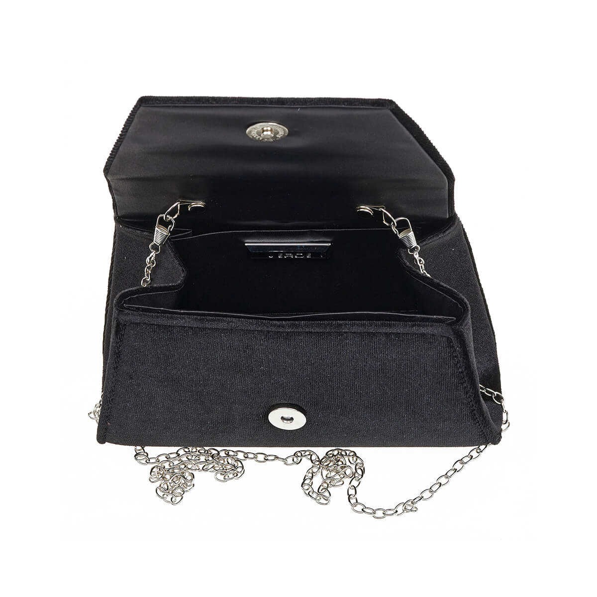 VERDE ΓΥΝΑΙΚΕΙΟ ΑΜΠΙΓΙΕ ΤΣΑΝΤΑΚΙ 01-1880 ΒΕΛΟΥΔΟ ΜΑΥΡΟ/ΑΣΗΜΙ