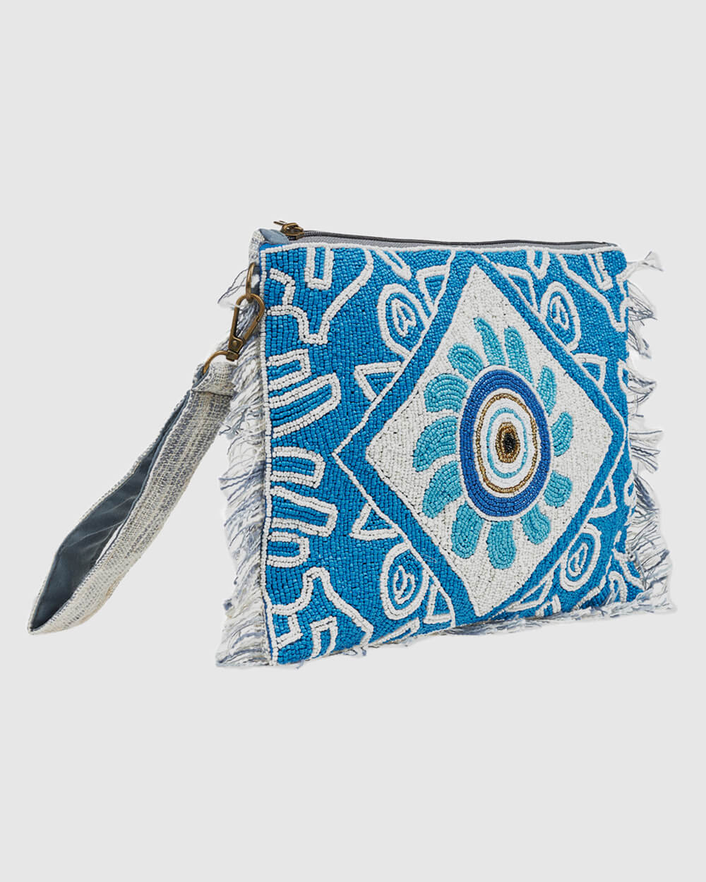 VERDE ΓΥΝΑΙΚΕΙΟ ΑΜΠΙΓΙΕ 01-1926 ΒΙΣΚΟΖΗ ΙΝΔΙΑΣ ΜΠΛΕ