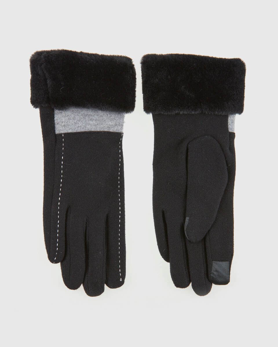 VERDE ΓΥΝΑΙΚΕΙΑ ΓΑΝΤΙΑ 02-0000821 ΜΑΥΡΟ VERDE ΓΥΝΑΙΚΕΙΑ ΓΑΝΤΙΑ 02-0000821 ΜΑΥΡΟ