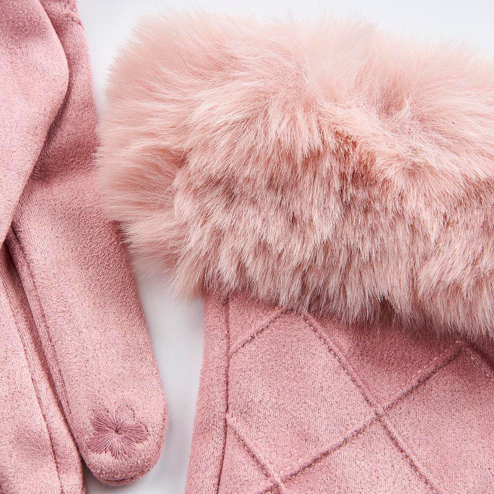 Verde Γυναικεία Γάντια one size 02-0664 ΡΟΖ Verde Γυναικεία Γάντια one size 02-0664 ΡΟΖ