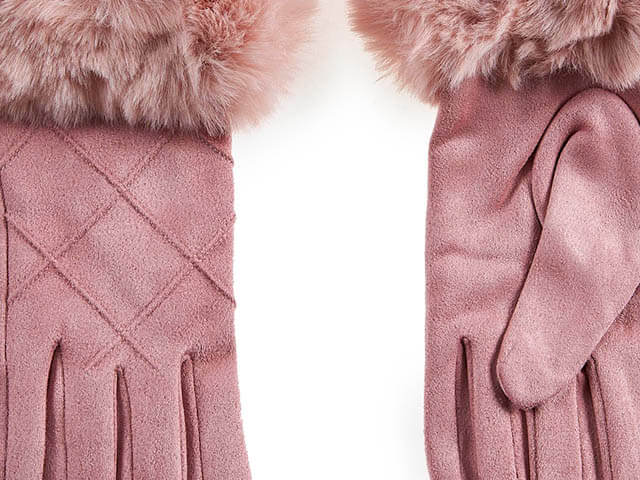 Verde Γυναικεία Γάντια one size 02-0664 ΡΟΖ