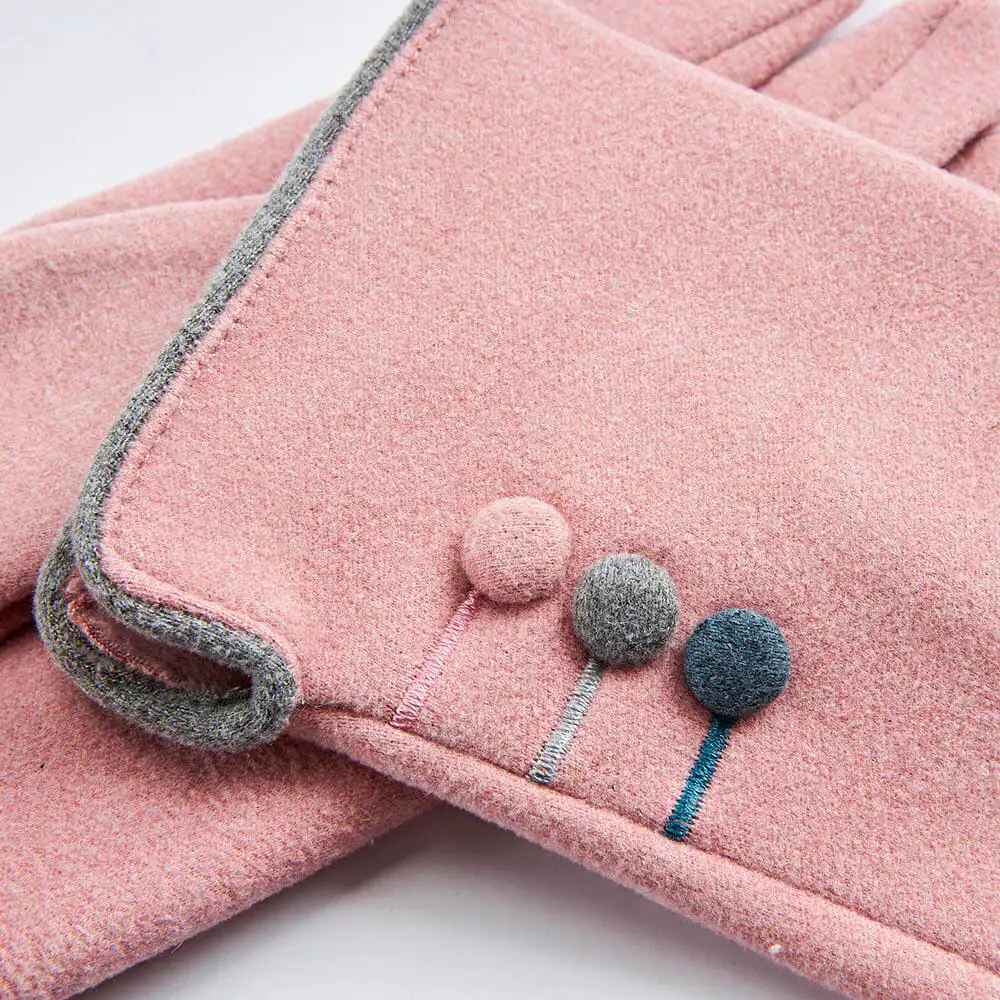 Verde Γυναικεία Γάντια one size 02-0668 ΡΟΖ