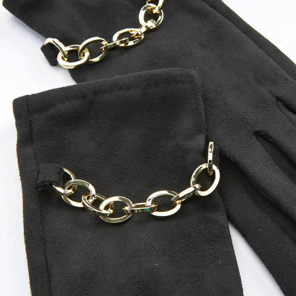 Verde Γυναικεία Γάντια one size 02-0670 ΜΑΥΡΟ