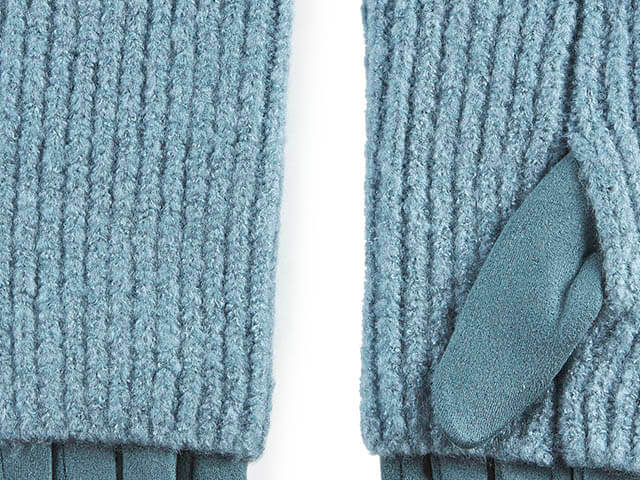 Verde Γυναικεία Γάντια one size 02-0673 ΑΝΟΙΧΤΟ ΜΠΛΕ