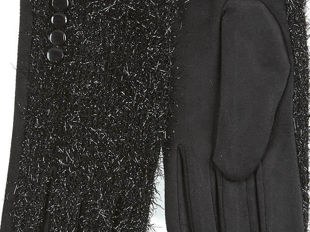 Verde Γυναικεία Γάντια one size 02-0677 ΜΑΥΡΟ