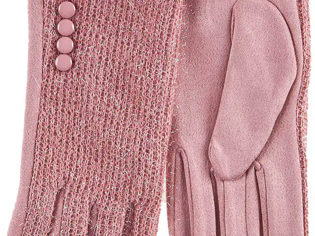 Verde Γυναικεία Γάντια one size 02-0677 ΡΟΖ