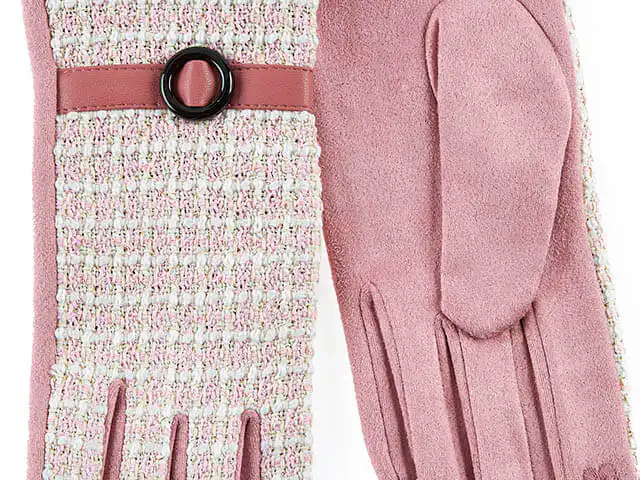 Verde Γυναικεία Γάντια one size 02-0678 ΡΟΖ