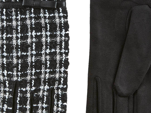 Verde Γυναικεία Γάντια one size 02-0679 ΜΑΥΡΟ