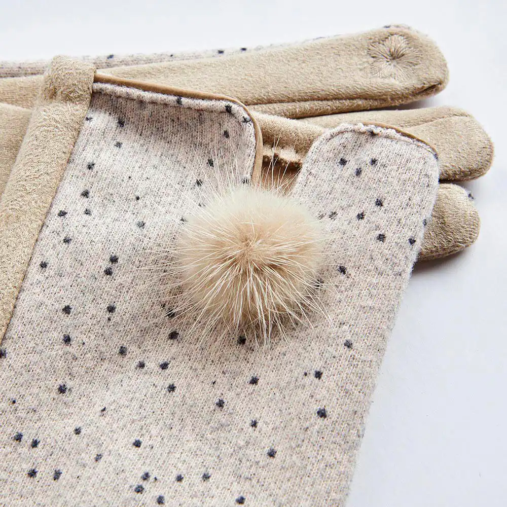 Verde Γυναικεία Γάντια one size 02-0680 ΕΚΡΟΥ