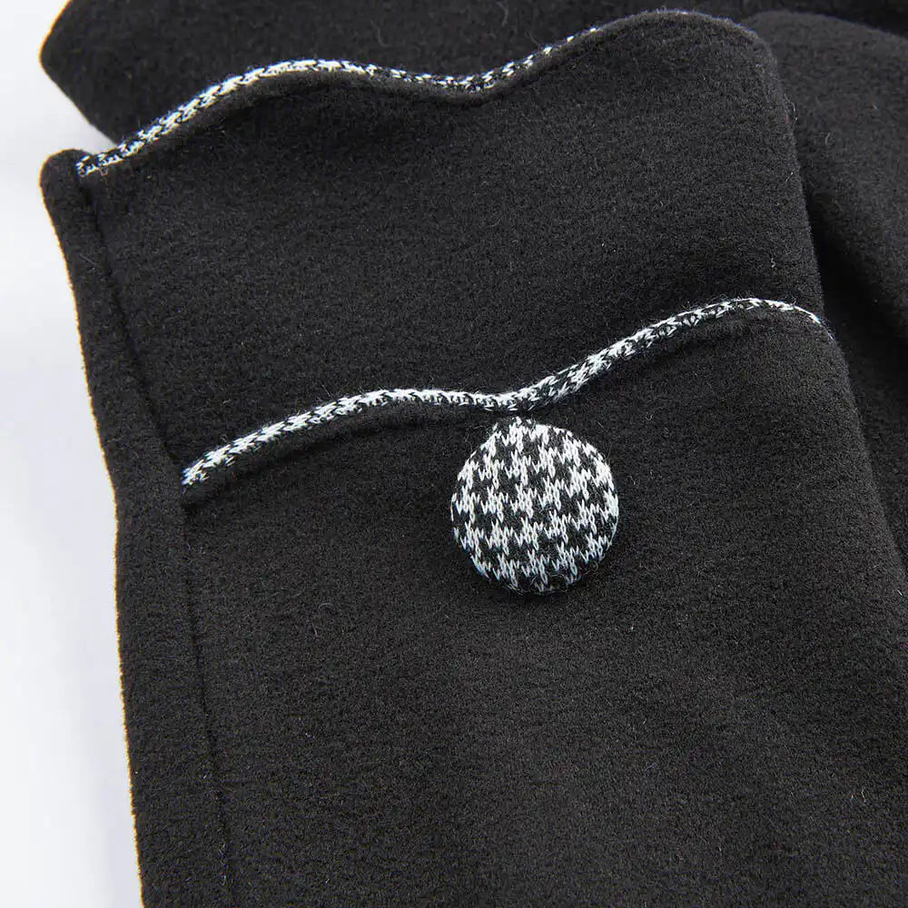 Verde Γυναικεία Γάντια one size 02-0685 ΜΑΥΡΟ