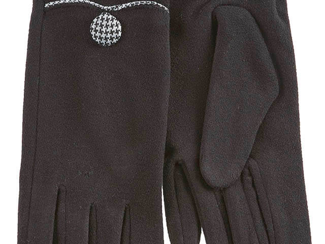 Verde Γυναικεία Γάντια one size 02-0685 ΜΑΥΡΟ