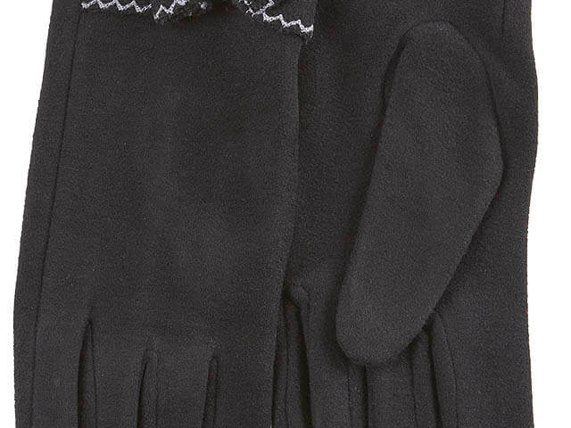 Verde Γυναικεία Γάντια one size 02-0686 ΜΑΥΡΟ