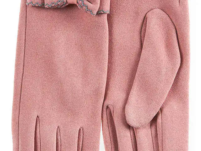 Verde Γυναικεία Γάντια one size 02-0686 ΡΟΖ