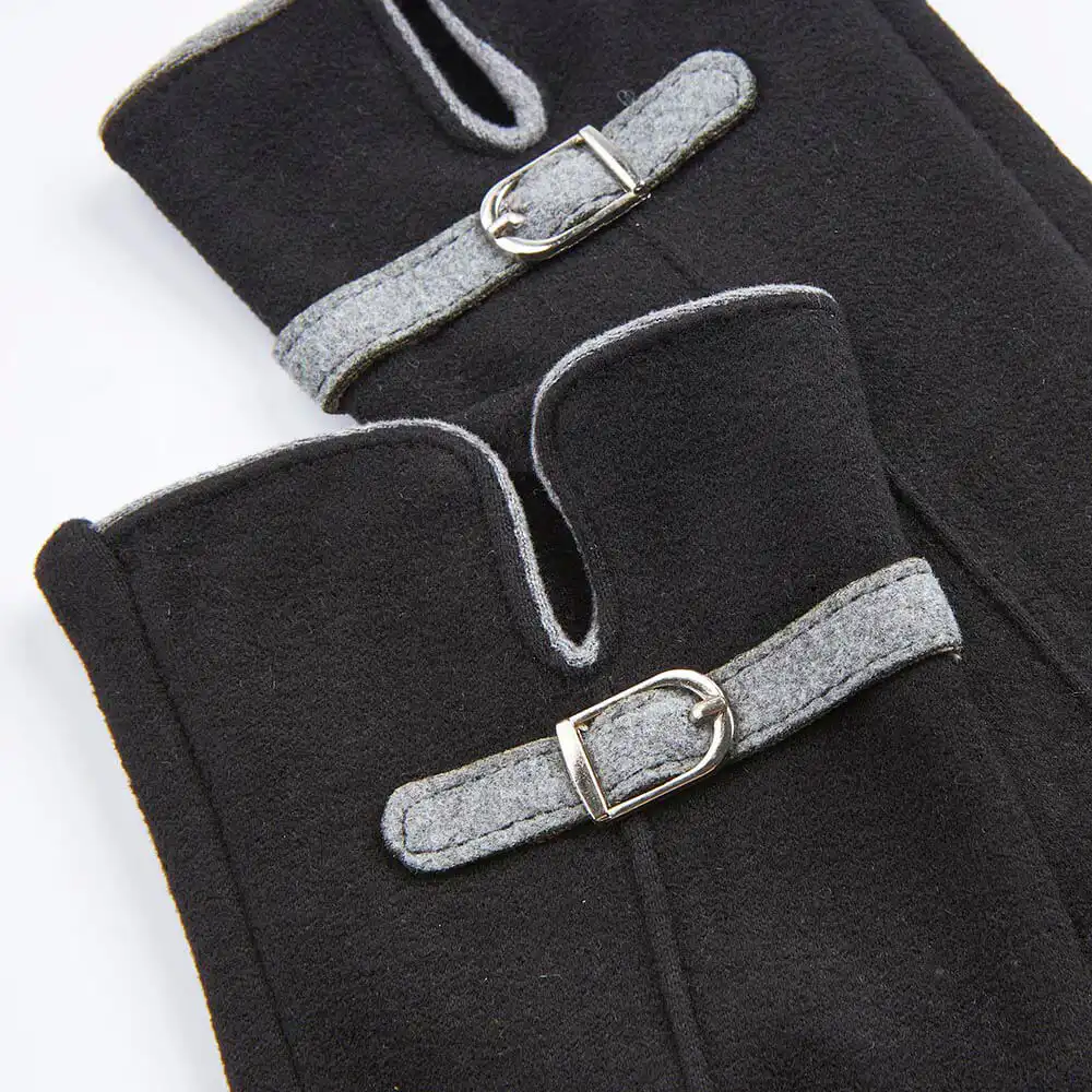 Verde Γυναικεία Γάντια one size 02-0689 ΜΑΥΡΟ