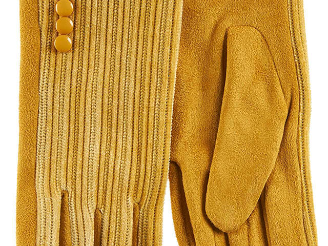 Verde Γυναικεία Γάντια one size 02-0691 ΚΙΤΡΙΝΟ