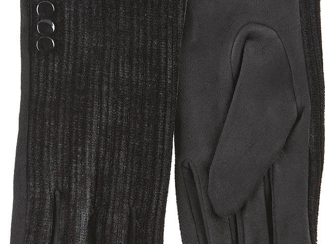 Verde Γυναικεία Γάντια one size 02-0691 ΜΑΥΡΟ