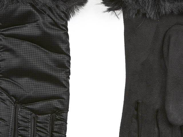 Verde Γυναικεία Γάντια one size 02-0695 ΜΑΥΡΟ