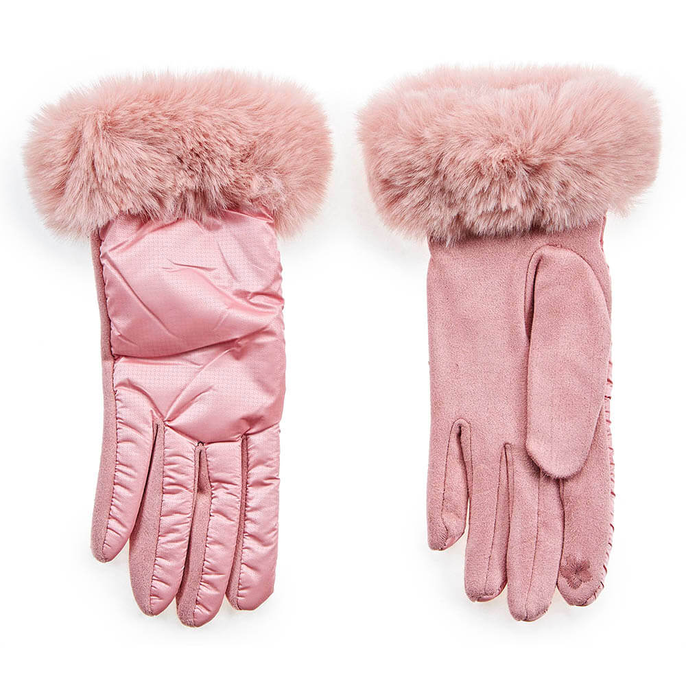 Verde Γυναικεία Γάντια one size 02-0695 ΡΟΖ