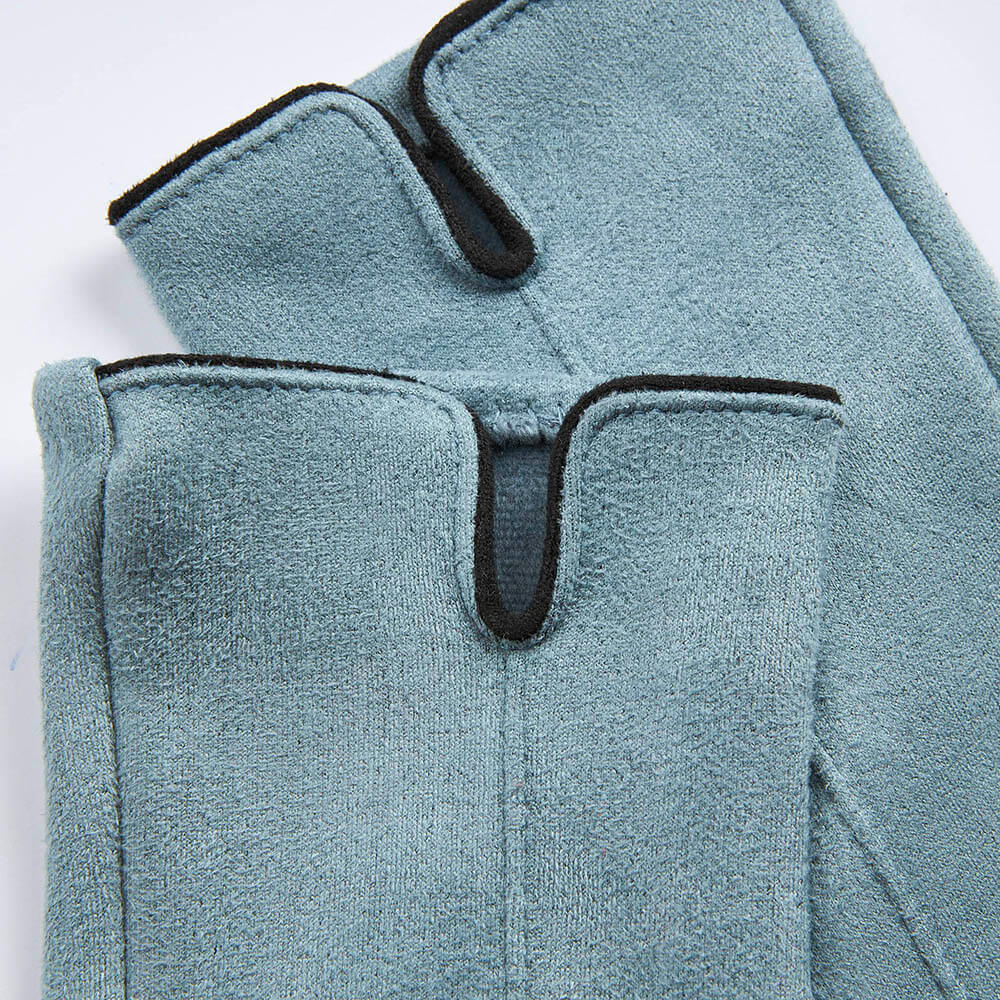 Verde Γυναικεία Γάντια one size 02-0696 ΑΝΟΙΧΤΟ ΜΠΛΕ