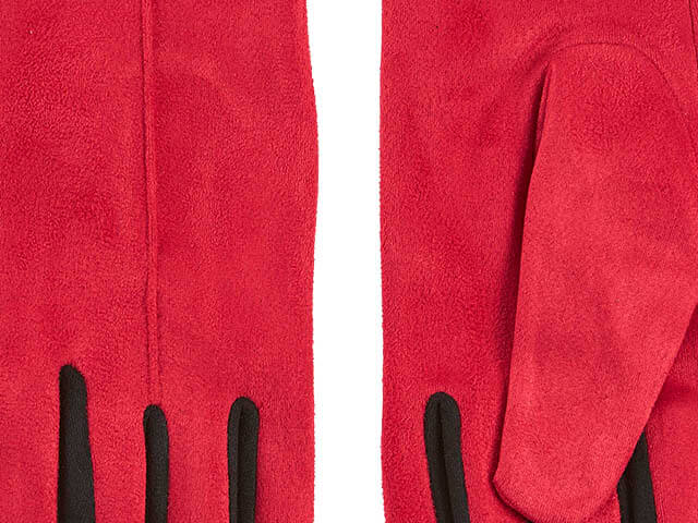 Verde Γυναικεία Γάντια one size 02-0696 ΚΟΚΚΙΝΟ