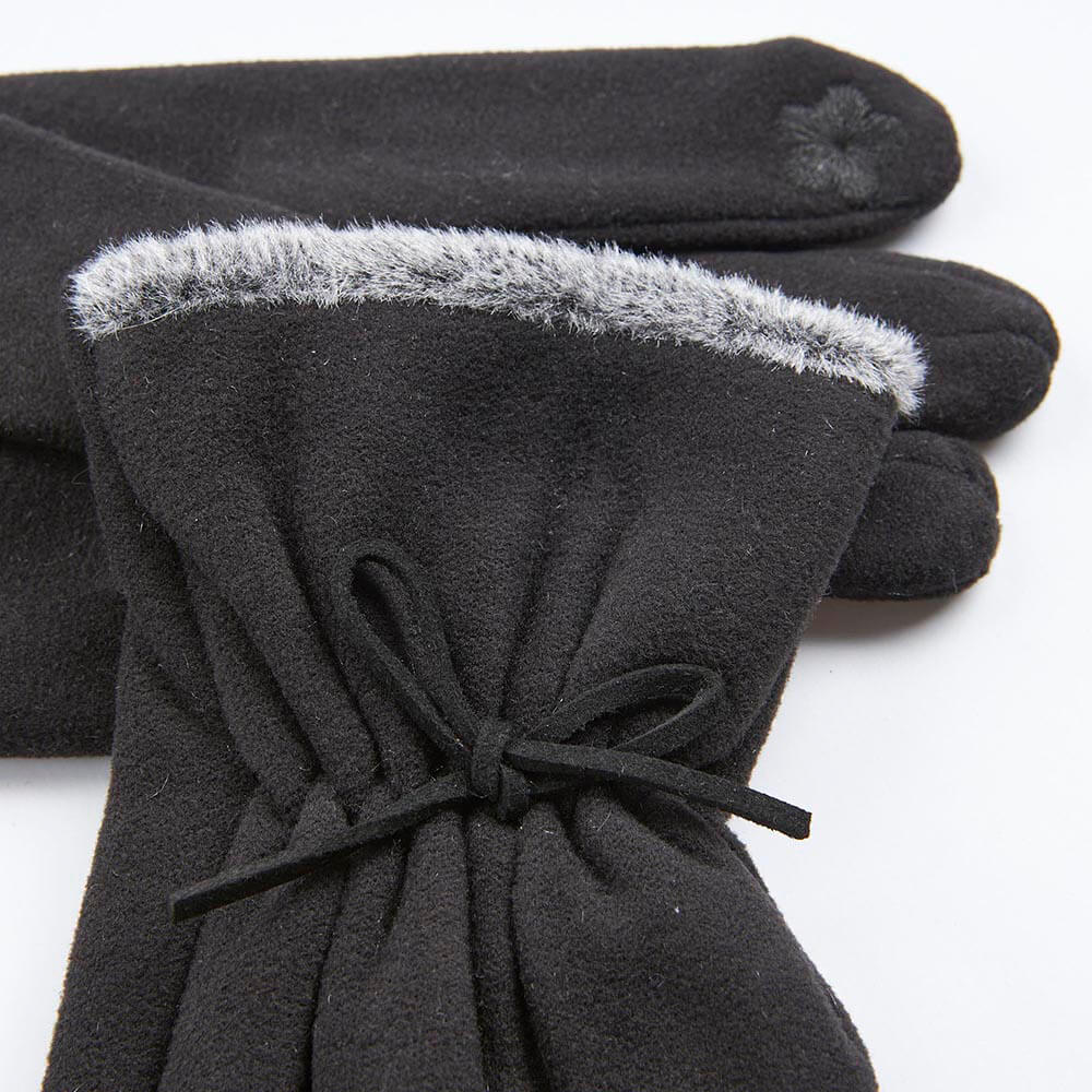 Verde Γυναικεία Γάντια one size 02-0698 ΜΑΥΡΟ